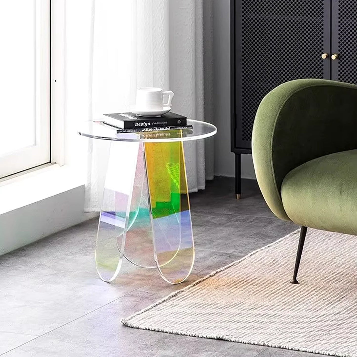 Opal Acrylic Side Table