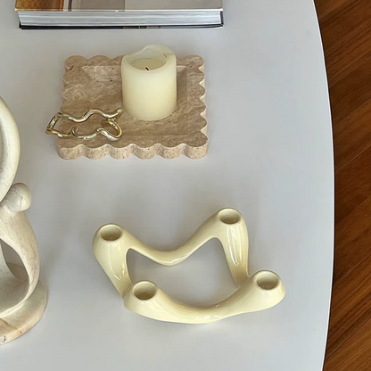 Wave Candlestick Holder