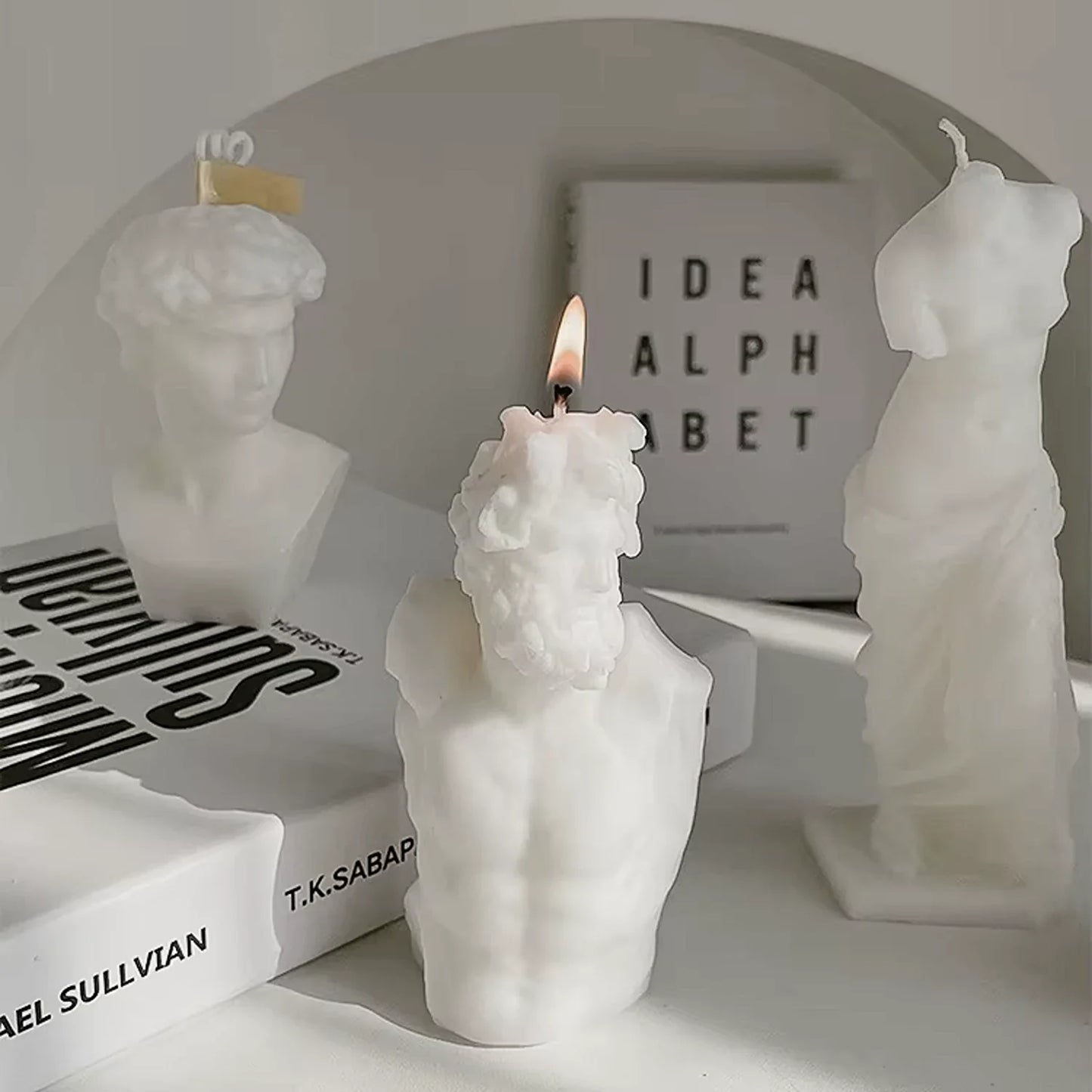 Sculpted Human Candle