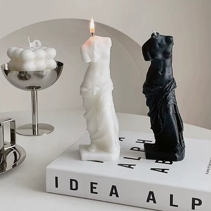 Sculpted Human Candle