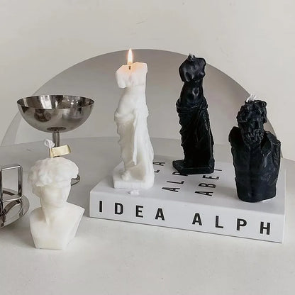 Sculpted Human Candle