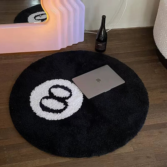 8 Ball Plush Rug