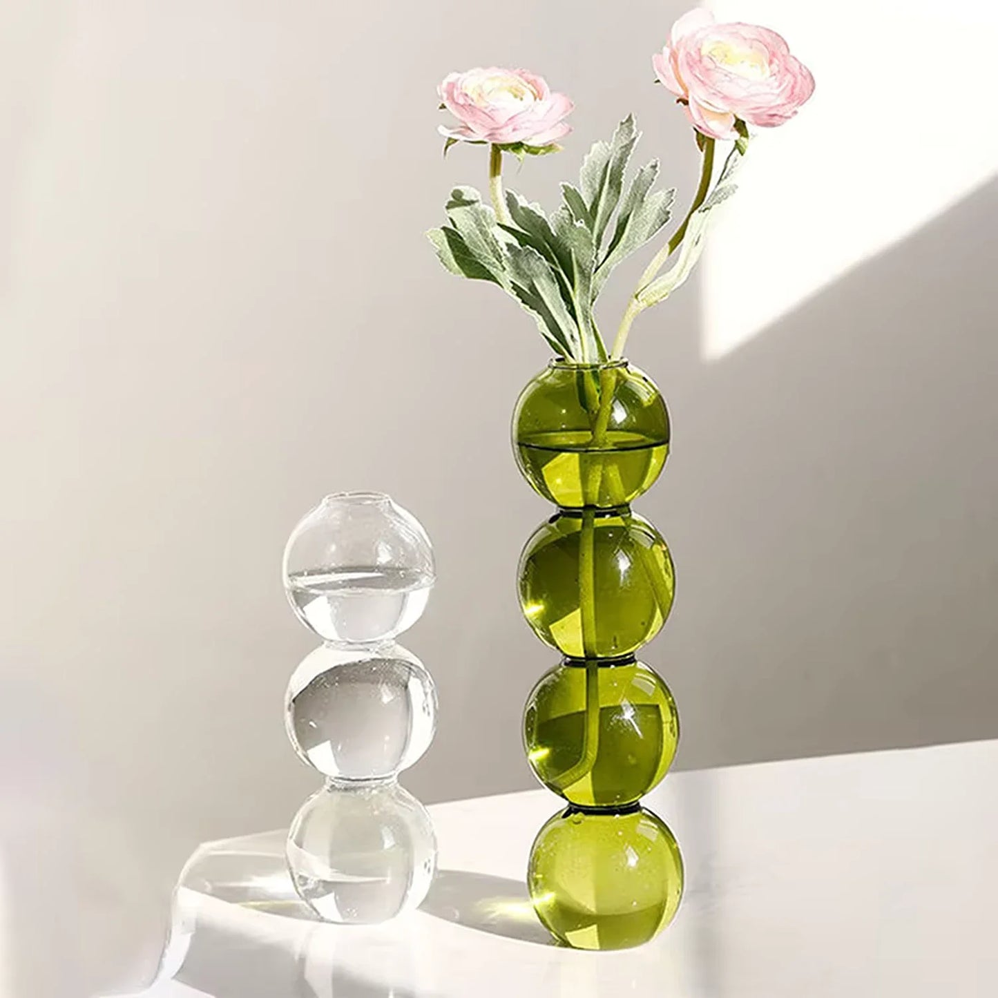 Abstract Bubble Glass Vase