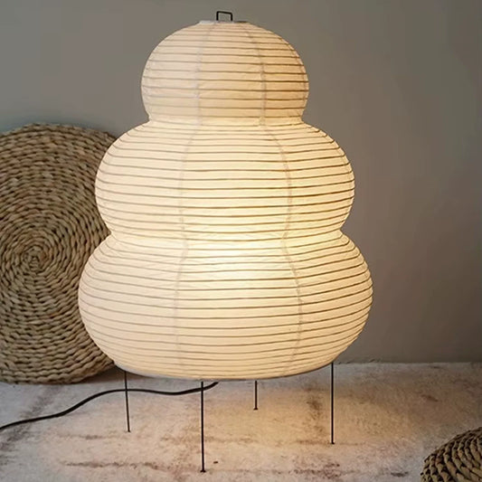 Wabi-Sabi Rice Paper Lamp