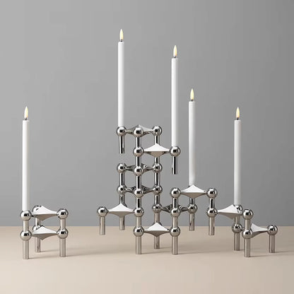 Stainless Modular Candle Holder