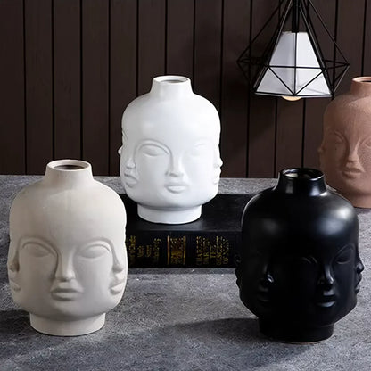 Ceramic Face Planter