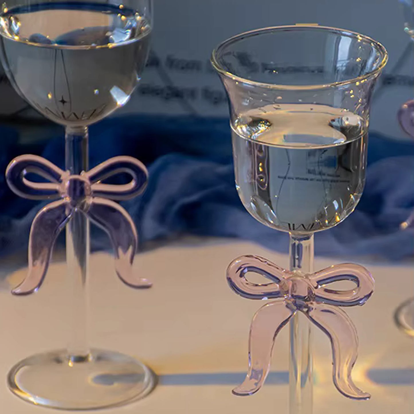 One-Bow Wine Glass