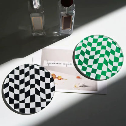 Checkerboard Acrylic Coaster