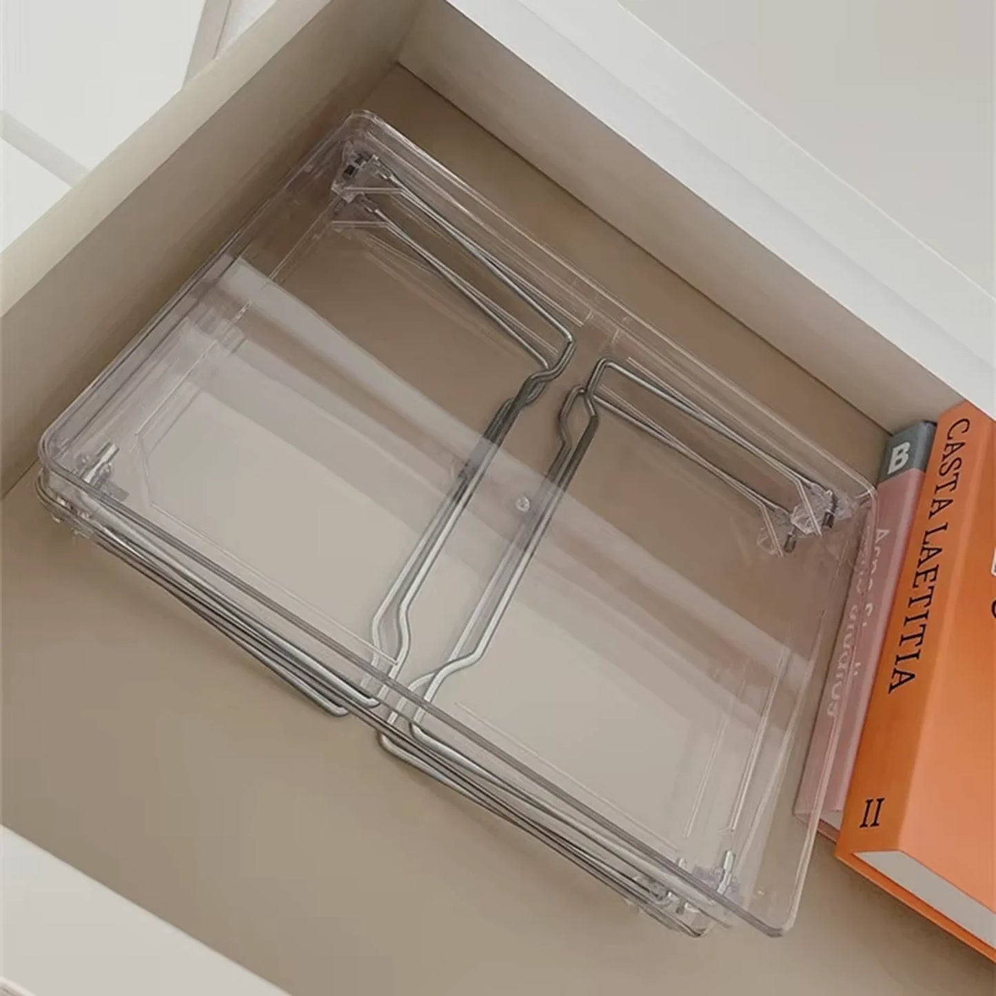 Acrylic Foldable Storage Shelf