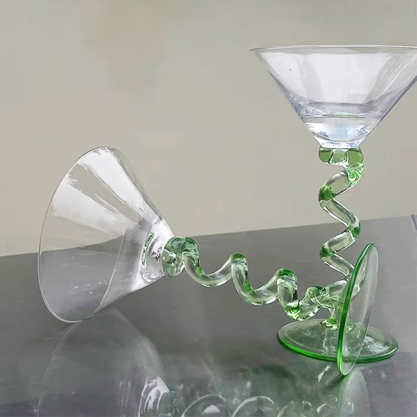 Spiral Cocktail Glass