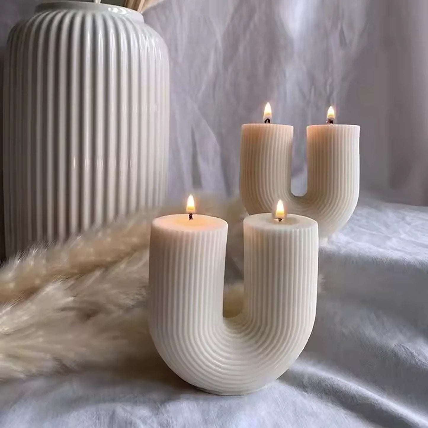 U-Shaped Candle