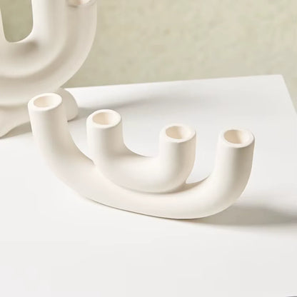 Minimalist Ceramic Candle Stand