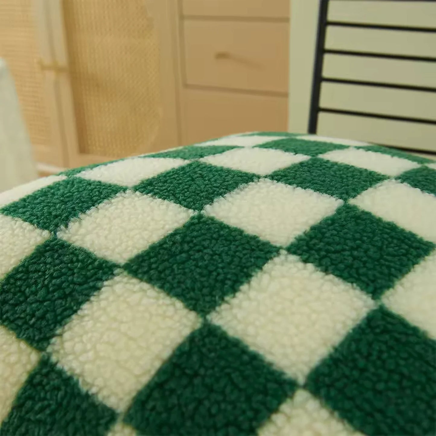 Checkered Cushion Cover