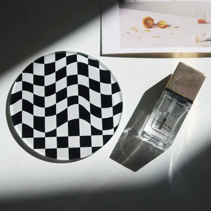 Checkerboard Acrylic Coaster