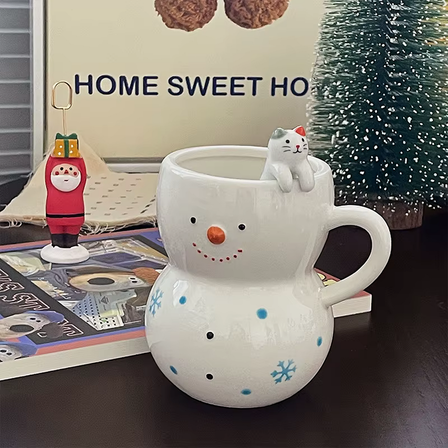 Snowman Mug & Spoon