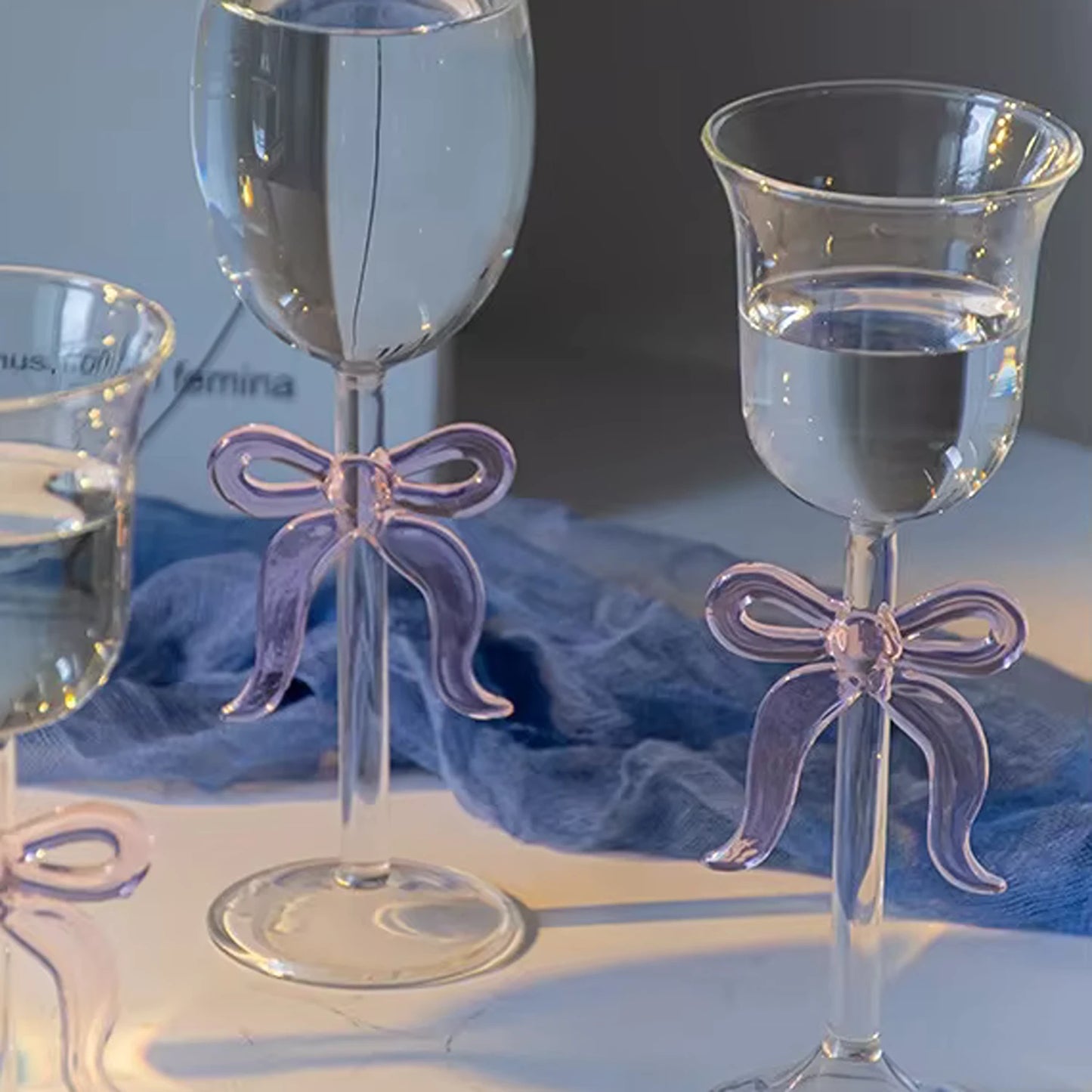 One-Bow Wine Glass