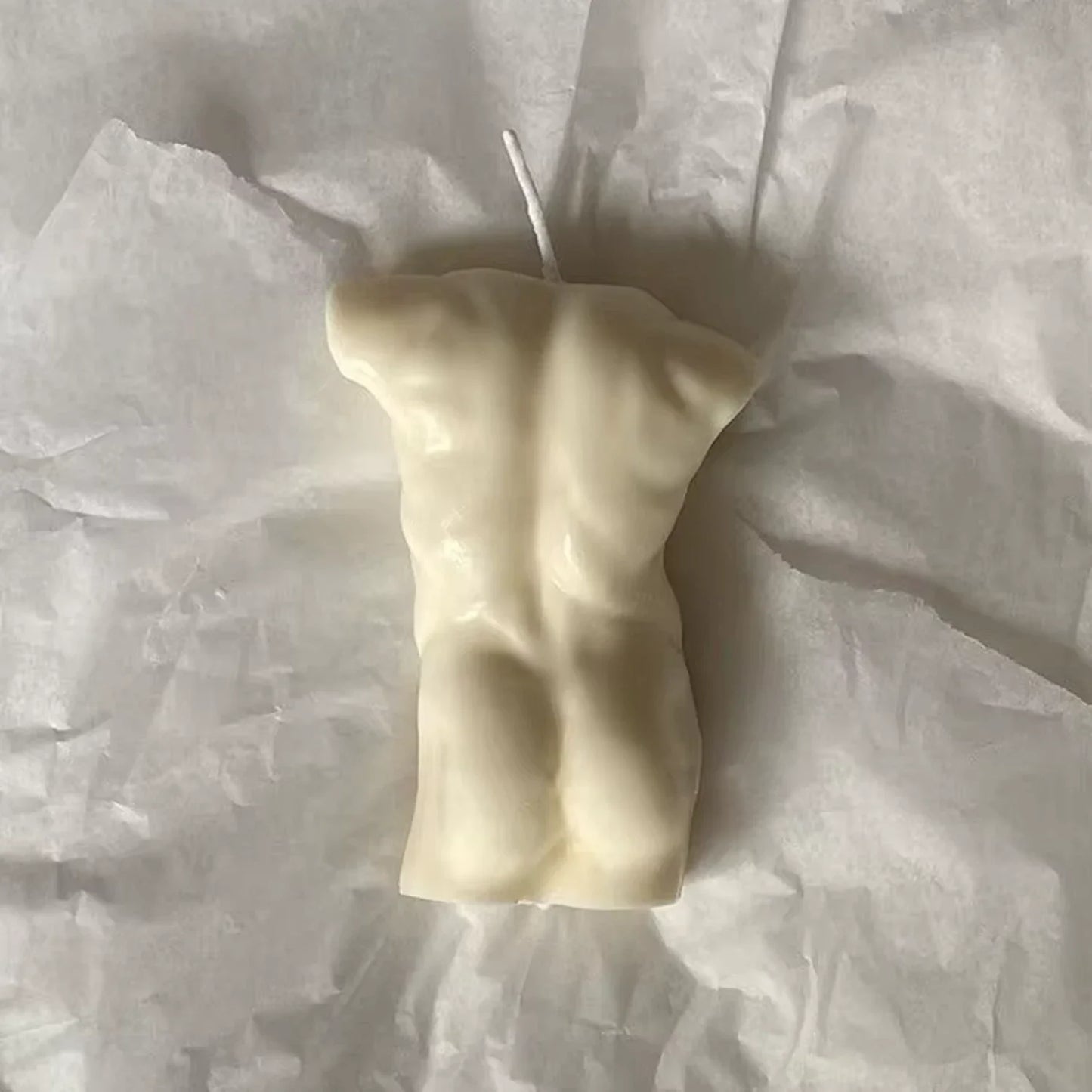 Man Torso Candle