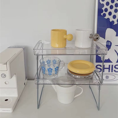 Acrylic Foldable Storage Shelf