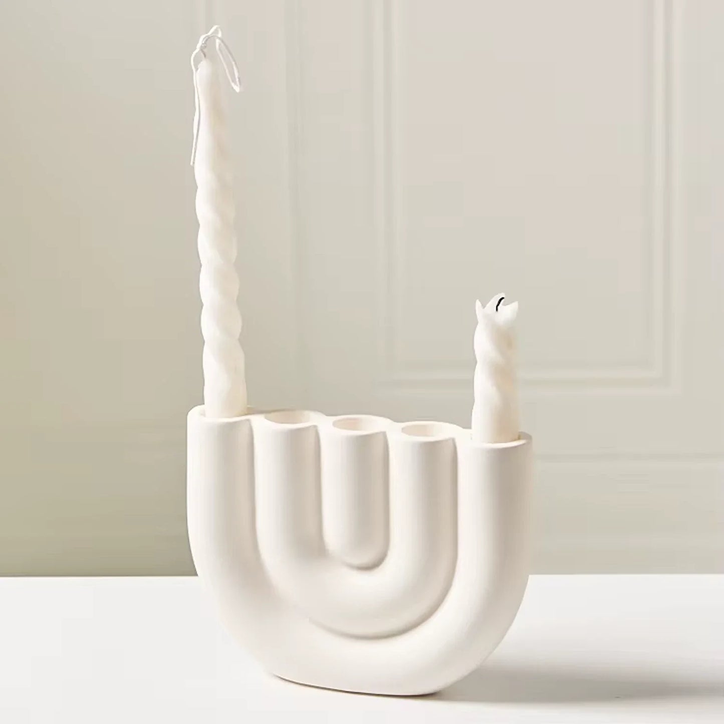 Minimalist Ceramic Candle Stand