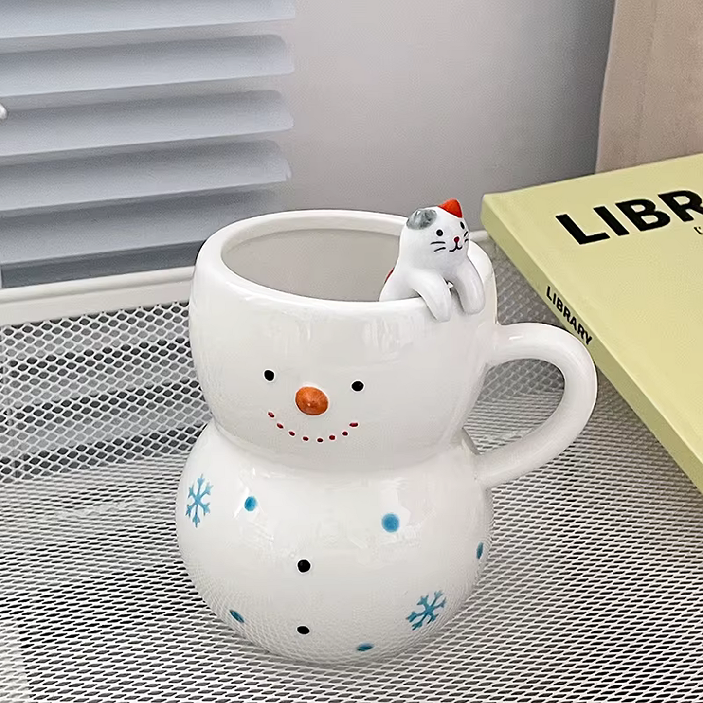 Snowman Mug & Spoon