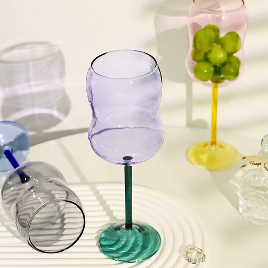 Dual Color Wine Glass