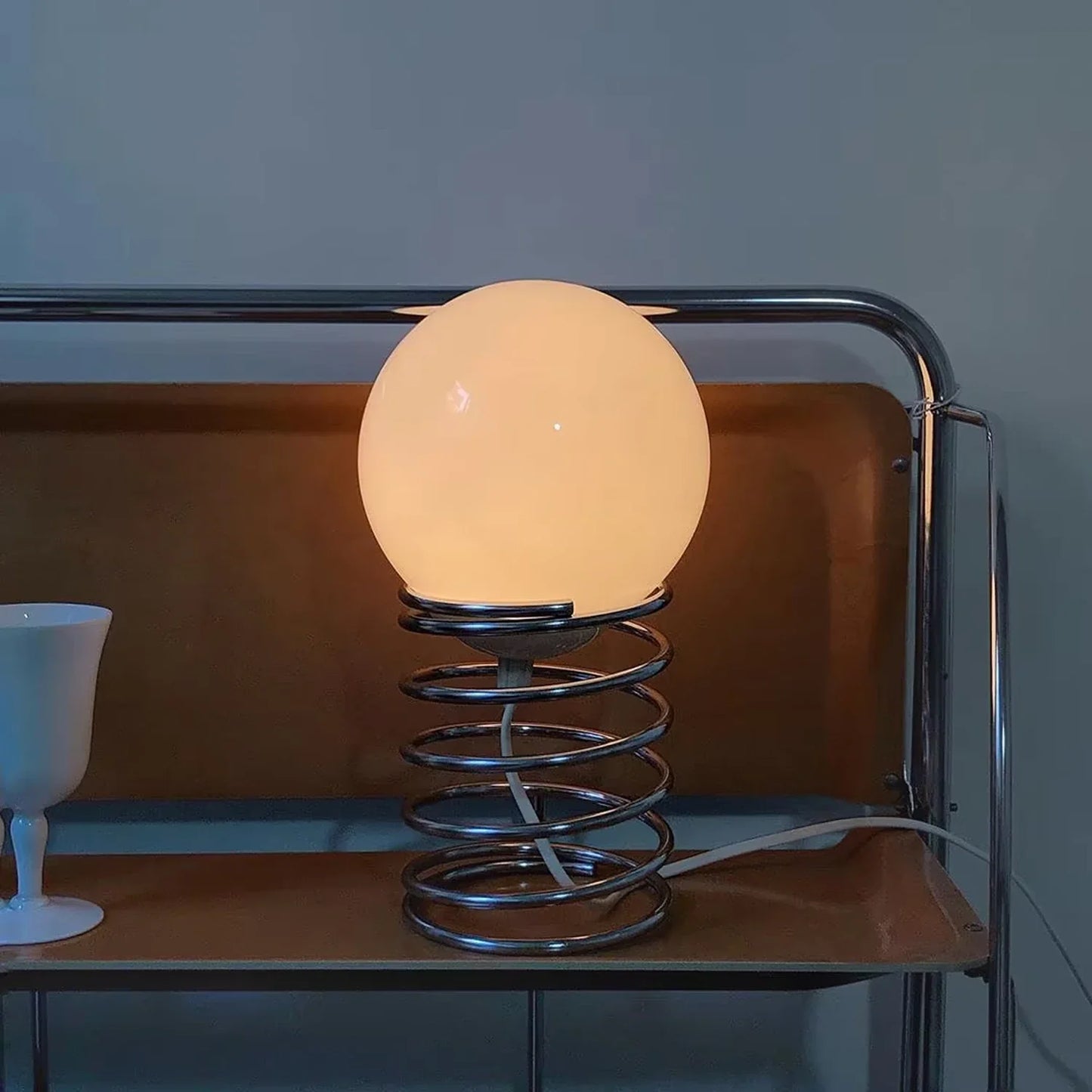 Spiral Bauhaus Table Lamp