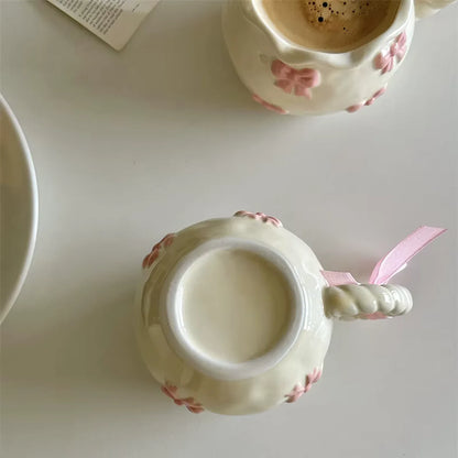 Bow Tied Ceramic Mug