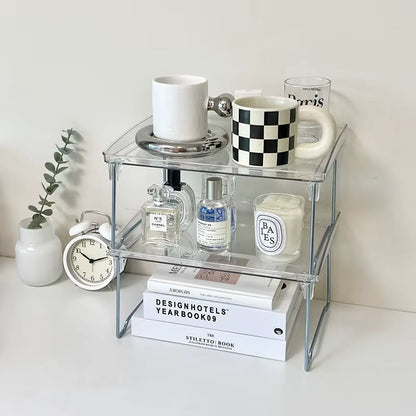 Acrylic Foldable Storage Shelf