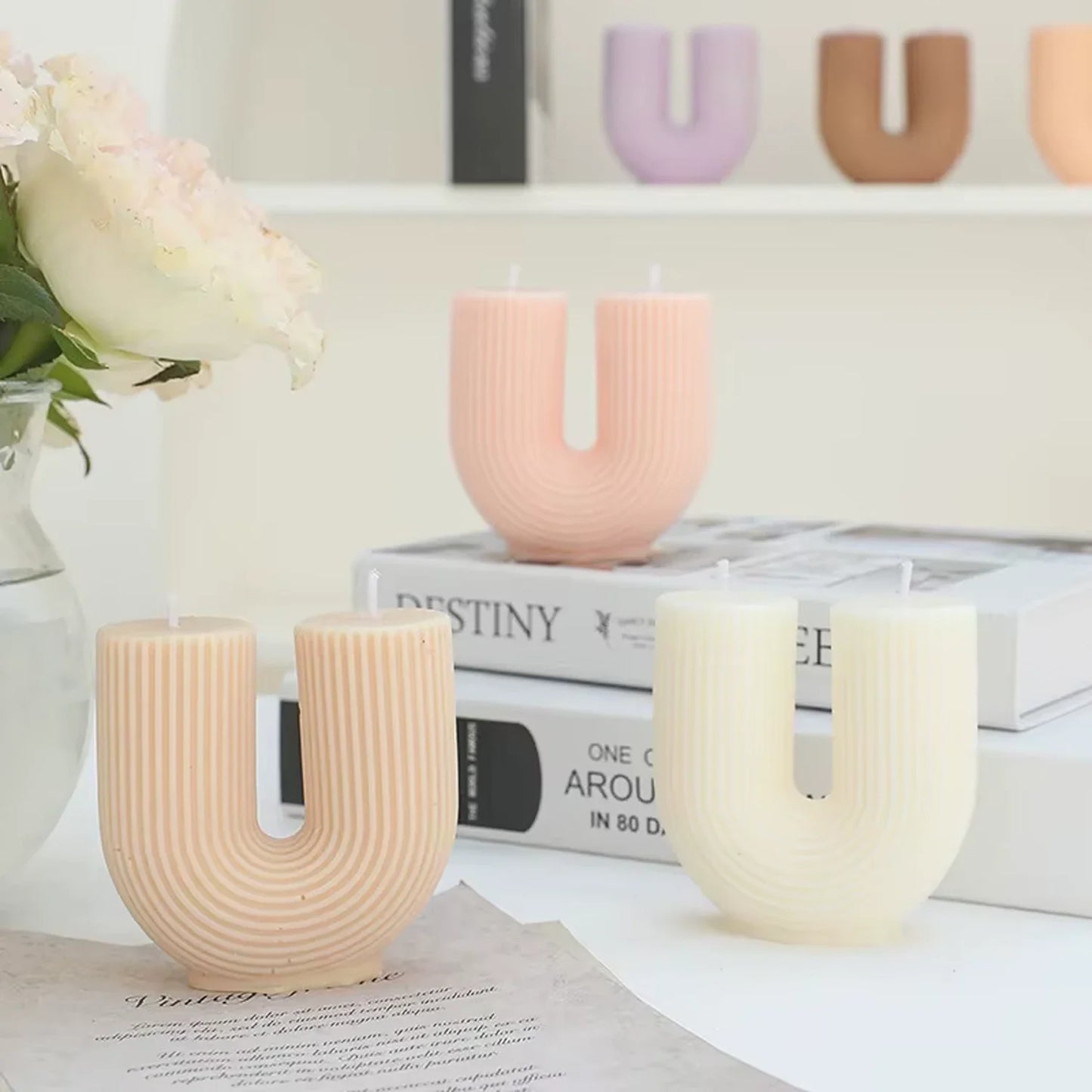 U-Shaped Candle