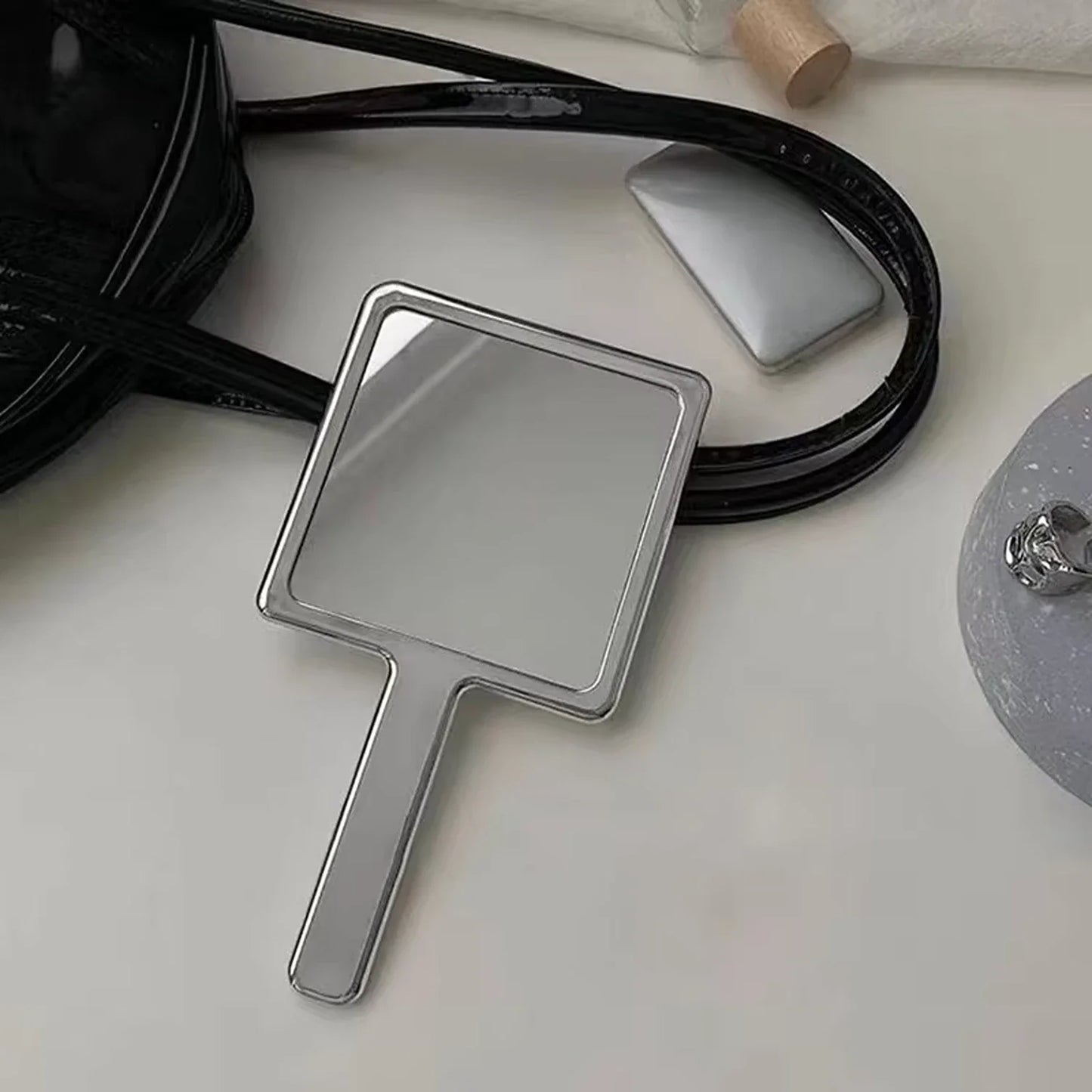 Portable Square Handheld Mirror