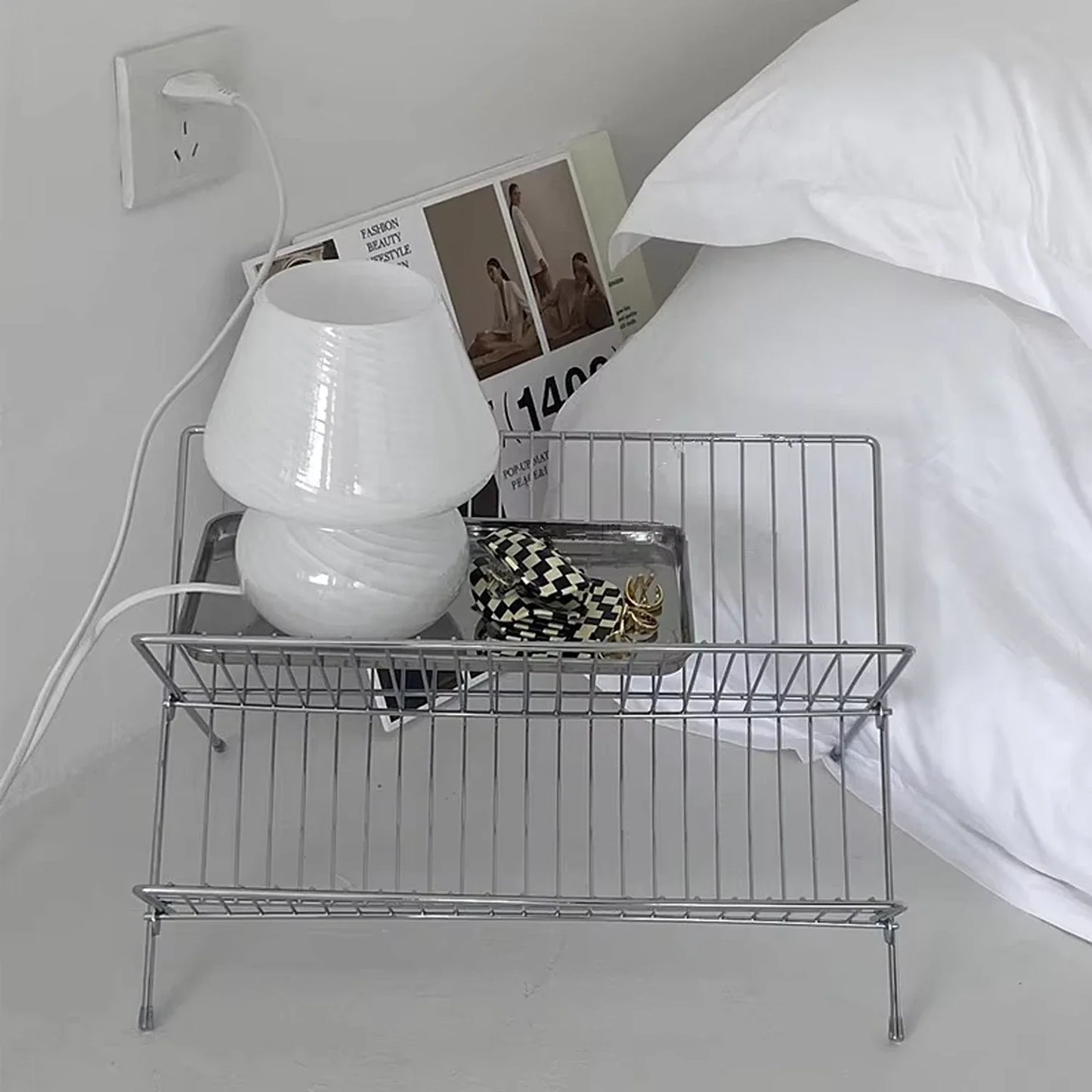 Stainless Steel Folding Storage Shelf