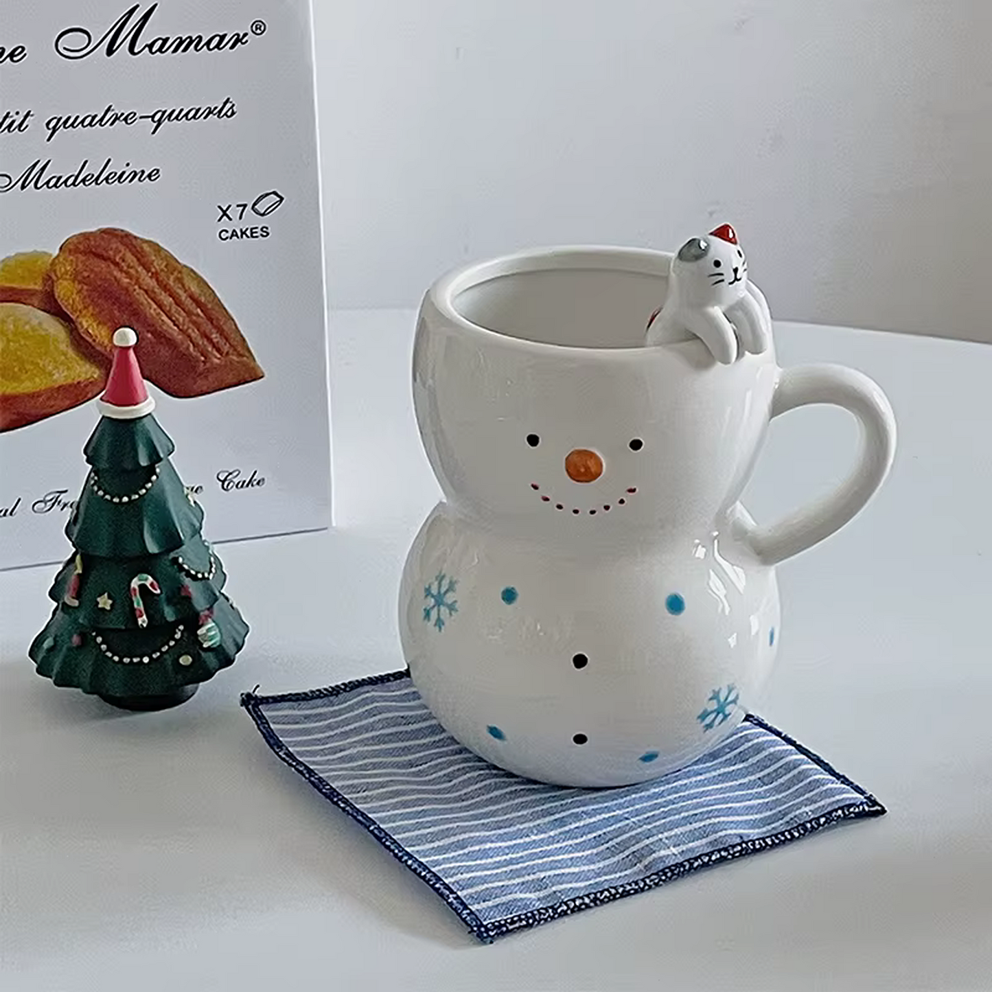 Snowman Mug & Spoon