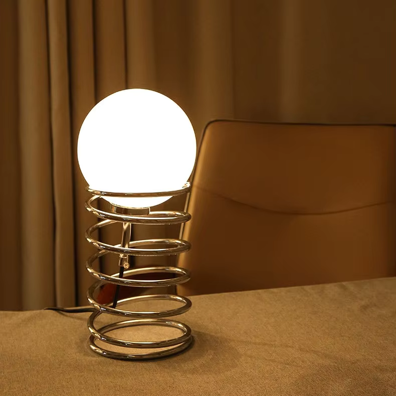 Spiral Bauhaus Table Lamp