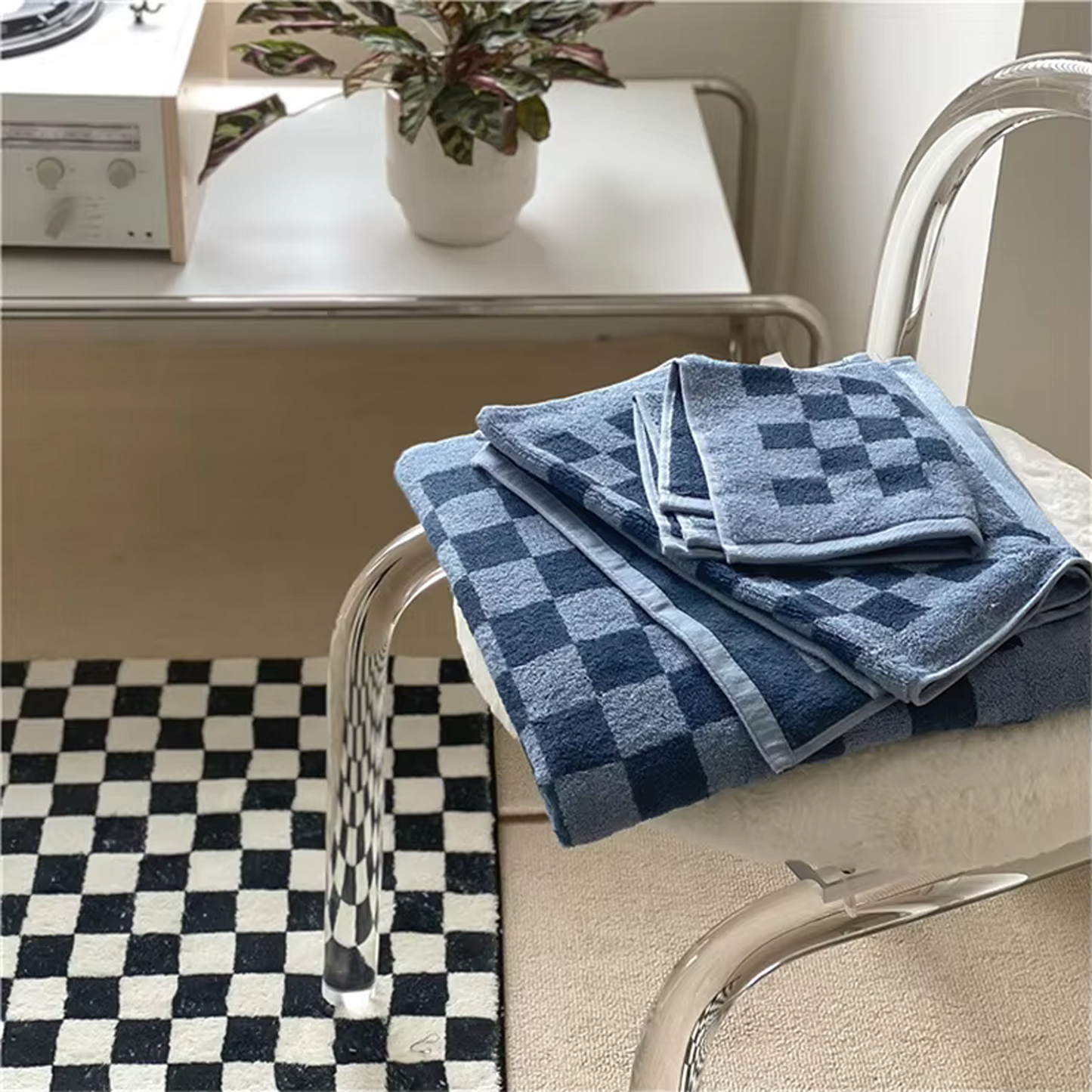 Chessboard Soft Towel