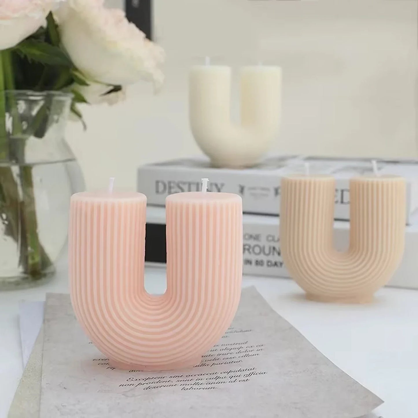 U-Shaped Candle