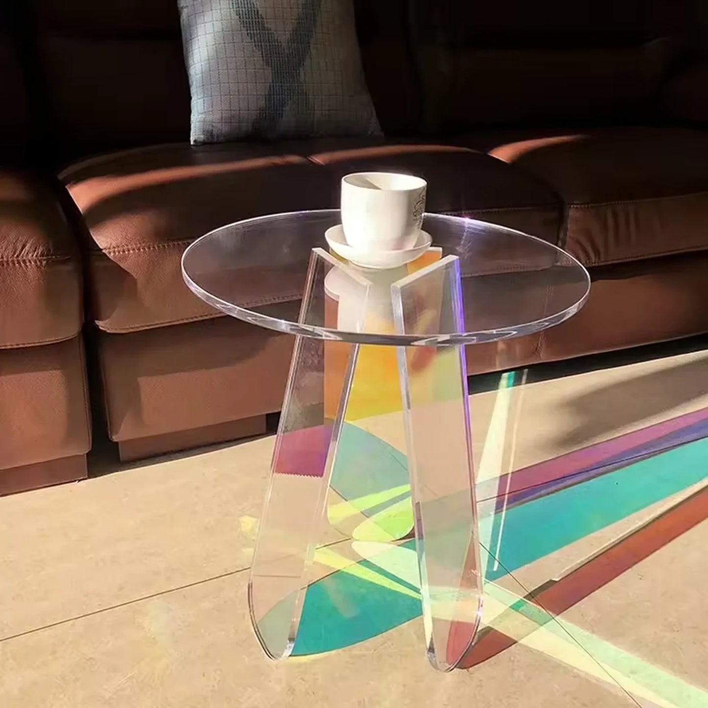 Opal Acrylic Side Table