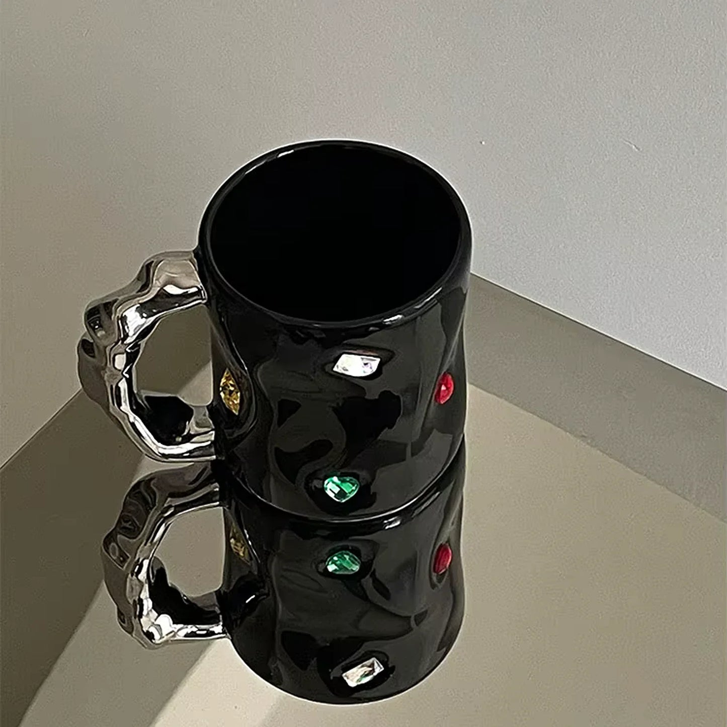 Gemmed Stone Mug