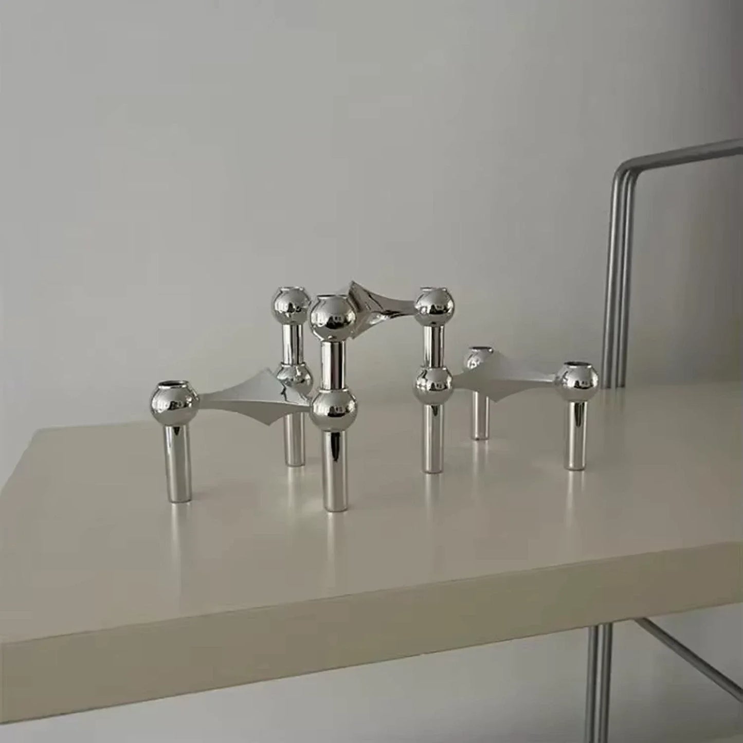 Stainless Modular Candle Holder