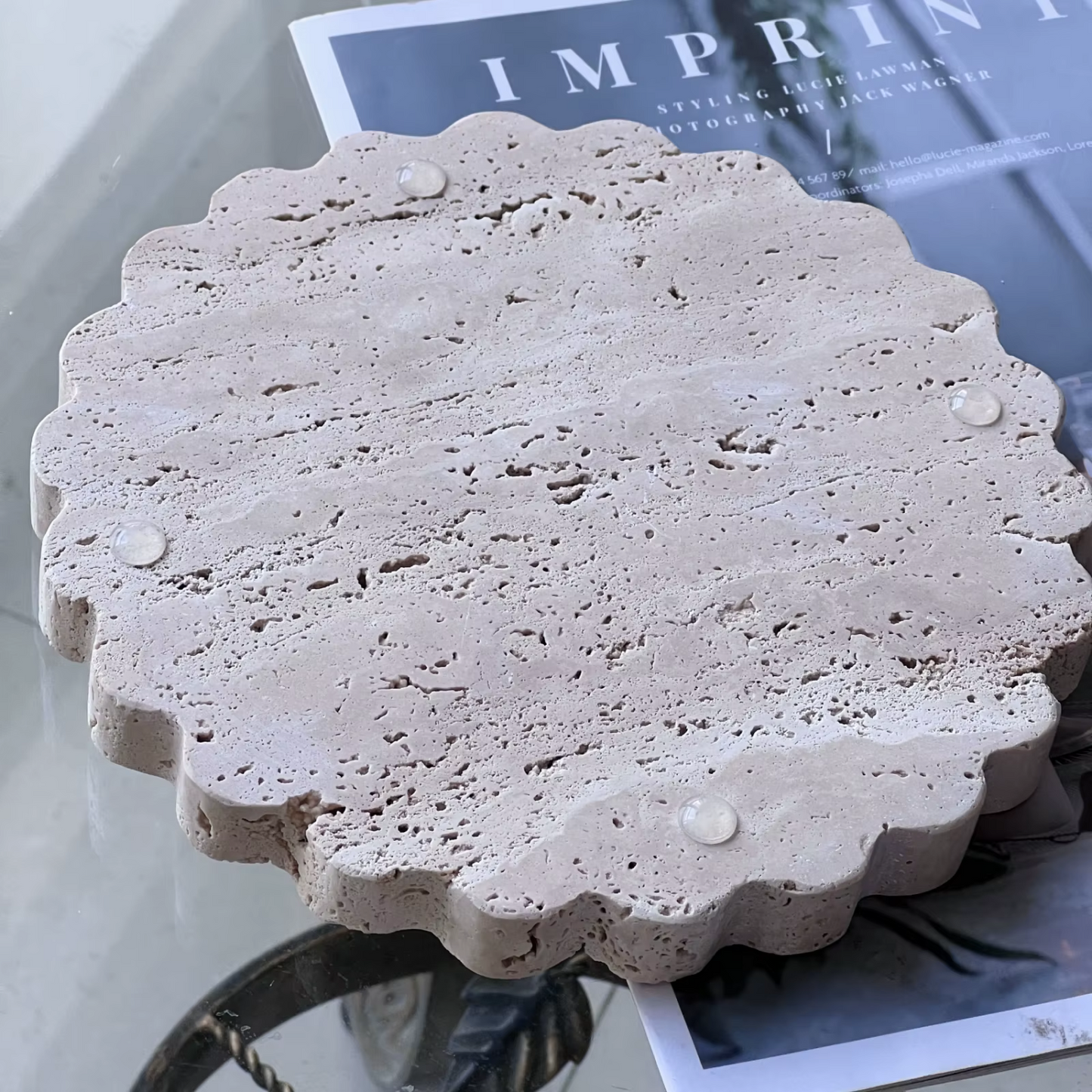 Stone Marble Platter