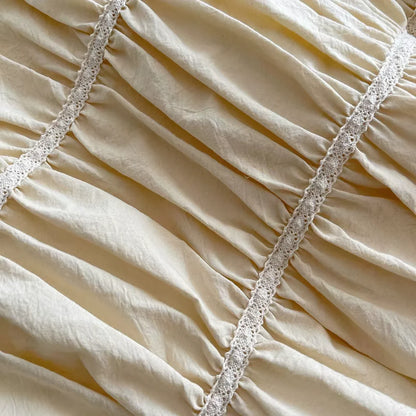 Antoinette Pleated Cotton Sheet Set