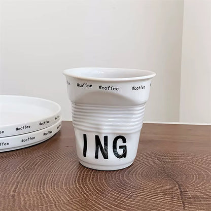 Bent Ceramic Mug